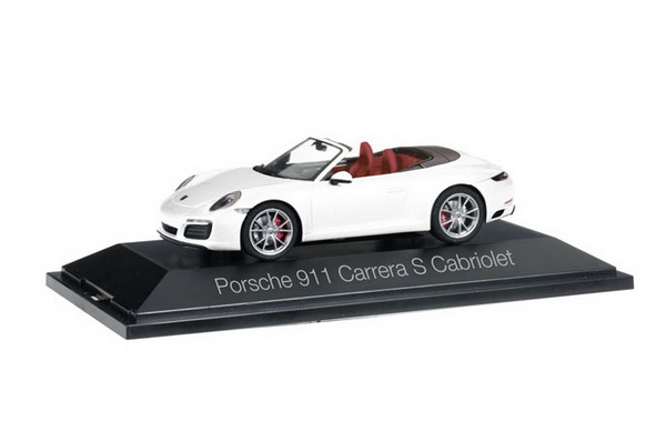 Модель 1:43 Porsche 911 (991/2) Carrera S Cabrio - white