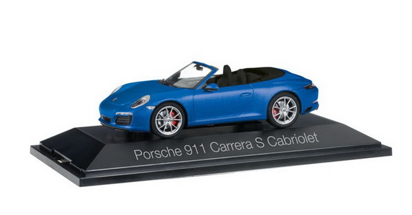 porsche 911 (991/ii) carrera 4 cabrio - grey WAP0201010G Модель 1:43