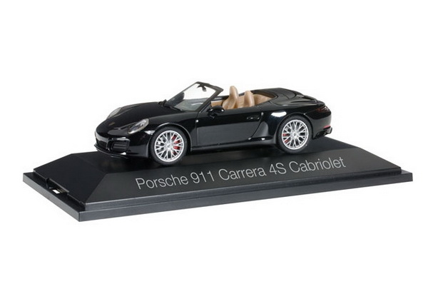 Модель 1:43 Porsche 911 Carrera 4S Cabrio - black