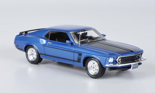 Модель 1:43 Ford Mustang Boss 302 - acapulco blue met
