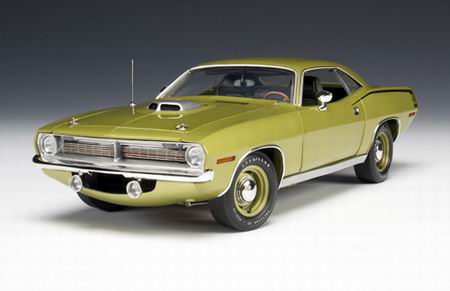 plymouth cuda 440 in lime green poly H61-50652 Модель 1:18
