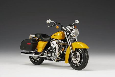 Модель 1:12 Harley-Davidson FLHRS Road King Custom Motorcycle - yellow pearl