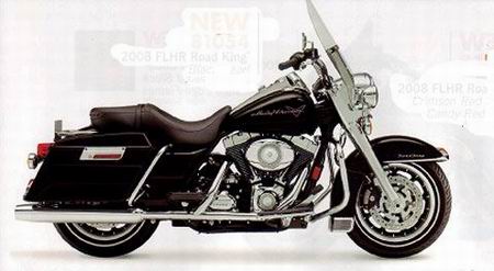 Модель 1:12 Harley-Davidson FLHR Road Kind in Black Pearl
