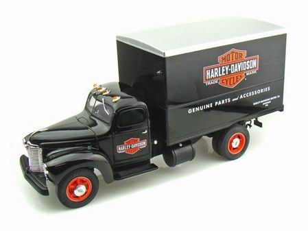 international kb-5 harley-davidson delviery truck - black H61-81102 Модель 1:16
