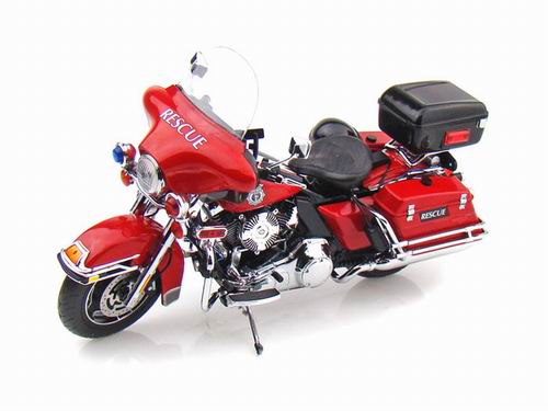 Модель 1:12 Harley-Davidson FLHTP Electra Glide - Fire & Rescue Red
