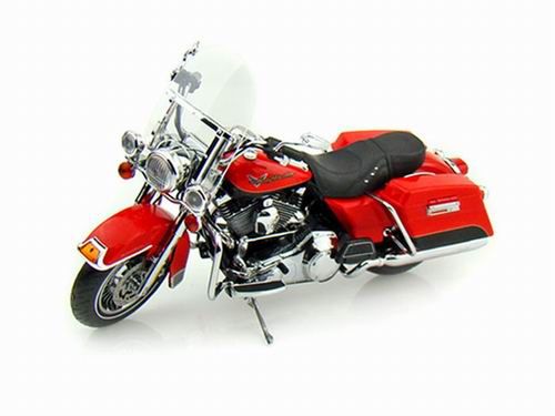 Модель 1:12 Harley-Davidson FLHR Road King - Scarlet Red/vivid black