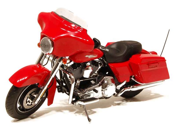 harley-davidson flhx street glide - scarlet red H61-81128 Модель 1:12