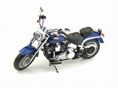 Модель 1:12 Harley-Davidson FLSTF Fat Boy - black ice pearl c/o