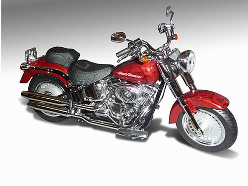 Модель 1:12 Harley-Davidson FLSTF Fat Boy - Mayhem Color Shop