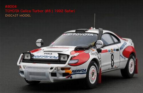 Модель 1:43 Toyota Celica Turbo 4WD №8 Safari (Carlos Sainz - Luis Moya)