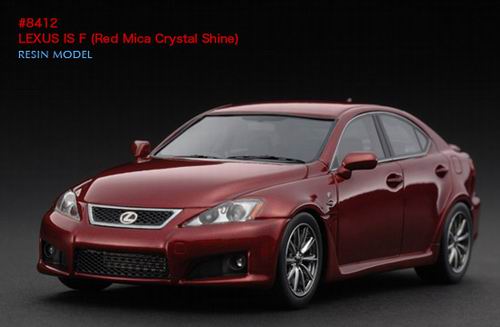 lexus is f - red mica crystal shine HPI.8412 Модель 1:43