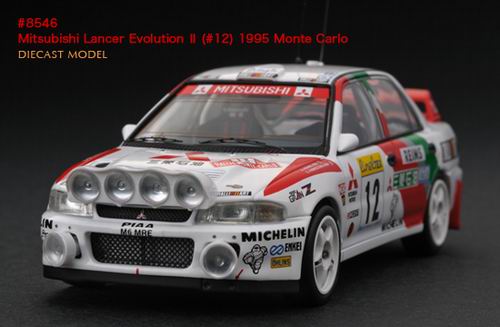 mitsubishi lancer evo ii №12 rallye monte-carlo HPI.8546 Модель 1:43