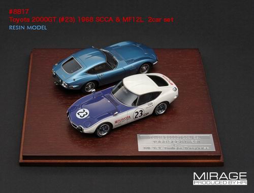 Модель 1:43 Toyota 2000GT №23 SCCA & MF12L 2car set