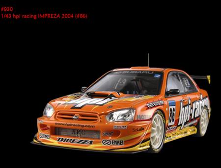 Модель 1:43 Subaru Impreza №86 «HPI-Racing»