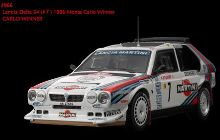 Модель 1:43 Lancia Delta S4 №7 «Martini» Winner Rallye Monte-Carlo (Henri Pauli Toivonen - Sergio Cresto)