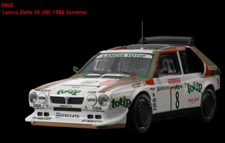 Модель 1:43 Lancia Delta S4 №8 Rally Sanremo (Dario Cerrato - Geppi Cerri)