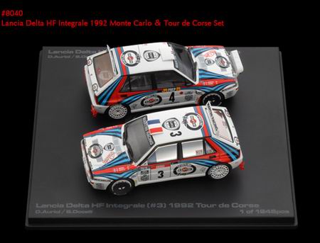 Модель 1:43 Lancia Delta HF Integrale №4 Monte-Carlo; №3 Tour de Cors (L.E.1246pcs) (set - 3 cars)
