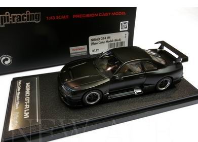Модель 1:43 Nissan Nismo GT-R LM Plain Body Version - mat black
