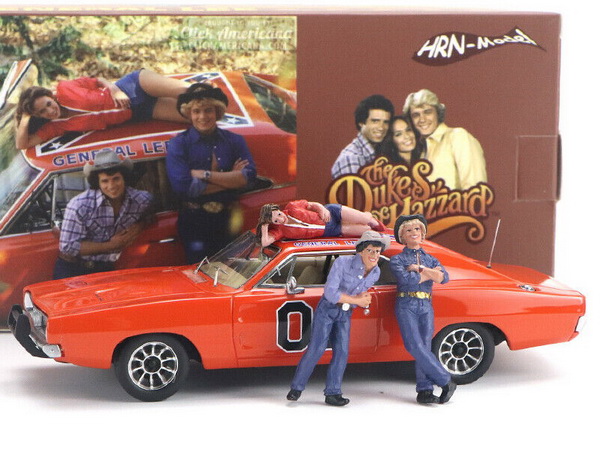 Dodge Charger General Lee With Figures 1969