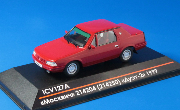 Модель 1:43 «Москвич» 214204 (2142S0) «Дуэт-2» - Красный (серия 75 экз.)