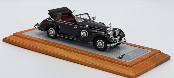 mercedes-benz  540k normalm 1938 cabriolet sn169389  black original car open (l.e.45pcs) IL144 Модель 1:43