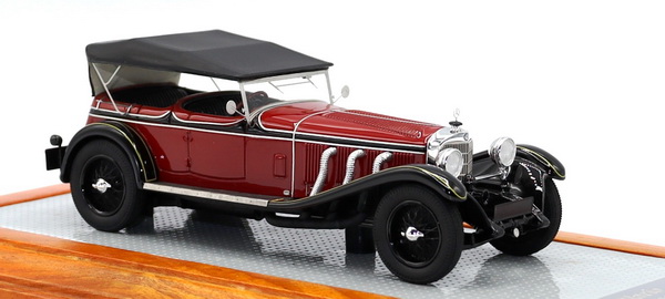 mercedes-benz 680s 1928 dual cowl tourer gangloff sn35952 red/black ex sir peter ustinov closed car (l.e. 35 pcs.) IL166 Модель 1:43