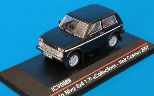 Модель 1:43 Lada «Niva» 4x4 1.7i «Collection» (21214) - Noir Cosmos (Специальная серия 21 экз.)