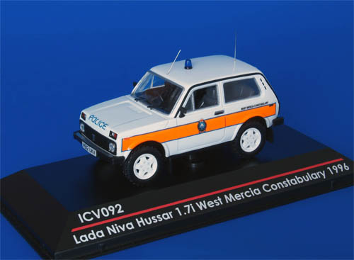 lada «niva» hussar 1.7i west mercia constabulary / Полиция Великобритании (серия 100 экз.) ICV092 Модель 1:43