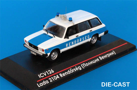 lada 2104 rendorseg (Полиция Венгрии) - Серия 50 экз. ICV126 Модель 1:43