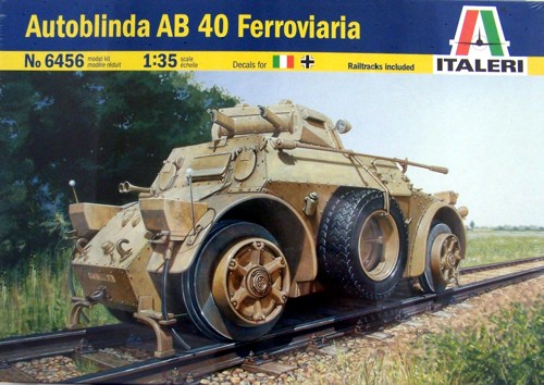 Модель 1:35 Autoblinda AB-40 Ferroviaria