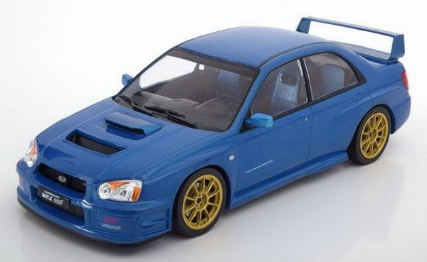 Модель 1:18 Subaru Impreza WRX STI - blue met