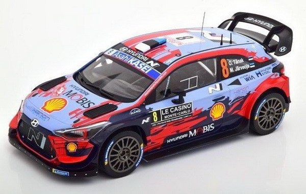 Модель 1:18 Hyundai i20 Coupe WRC №8 Rallye Monte-Carlo (Tänak - Järveoja)