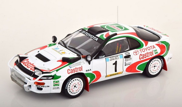 Модель 1:18 TOYOTA Celica Turbo 4WD (ST185) #1 Kankkunen/Piironen победитель Safari Rally Kenya Чемпион мира 1993