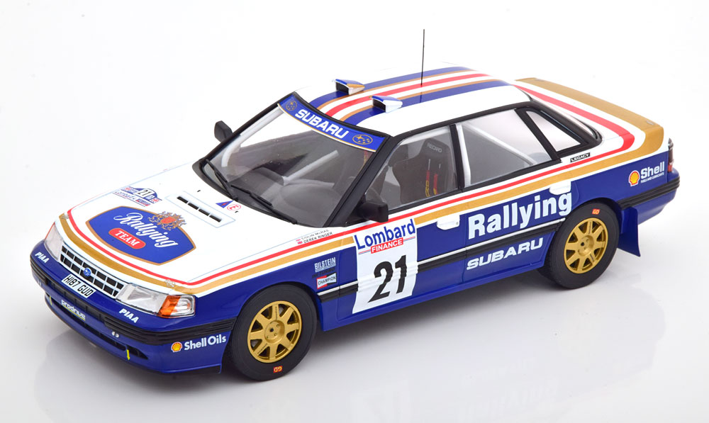 Модель 1:18 Subaru Legacy RS №6 «Rothmans» RAC Rally - 1991 (Markku Alen - Ilkka Kivimaki)