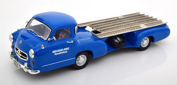 Модель 1:18 Mercedes-Benz Renntransporter Das Blaue Wunder 1955
