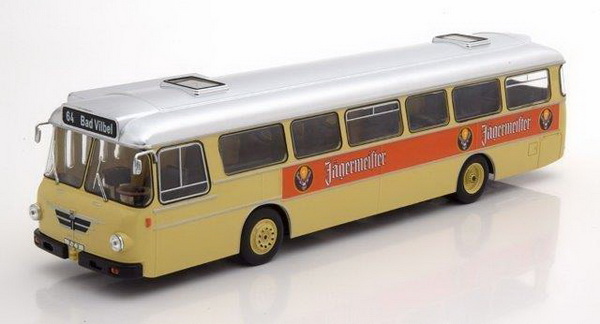 автобус bussing  senator 12d "jaegermeister" 1964 beige BUS016 Модель 1:43
