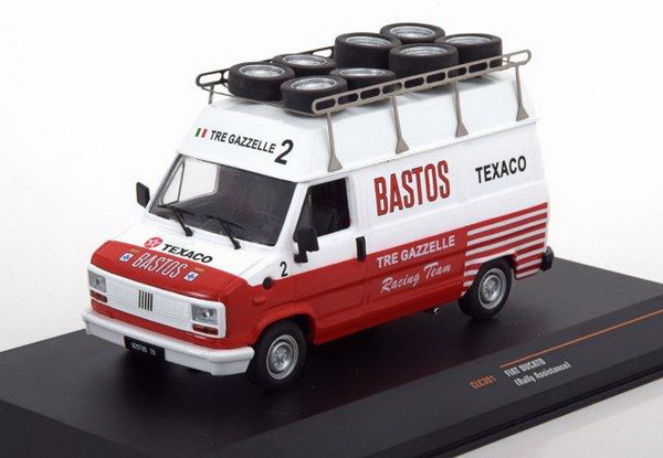 fiat ducato «bastos texaco rally» техничка - red/white CLC301 Модель 1:43