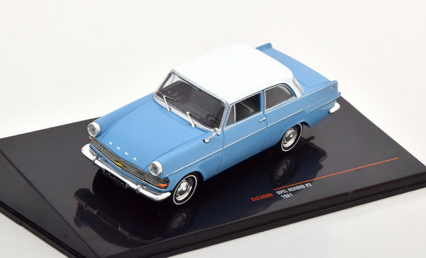 Модель 1:43 Opel Rekord P2 - light blue/white roof