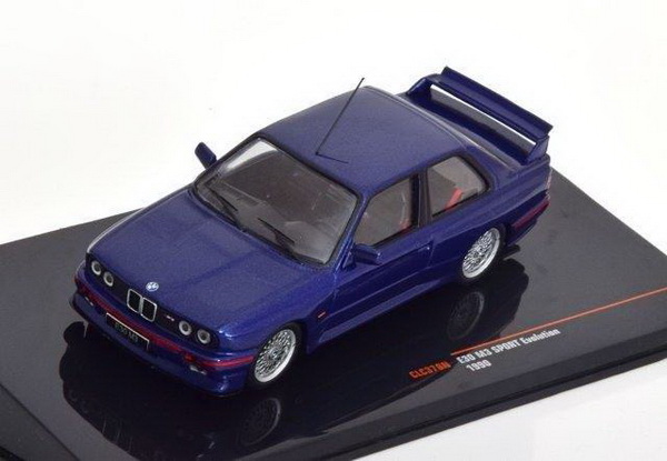 Модель 1:43 BMW M3 Sport Evolution (E30) - dark blue met