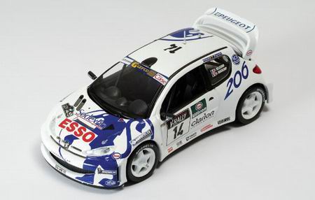 Модель 1:43 Peugeot 206 WRC №14 Rally Tour de Corse (Francois Delecour - Daniel Grataloup)