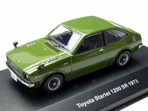 Модель 1:43 Toyota Starlet 1200SК 1973 темно-оливковый