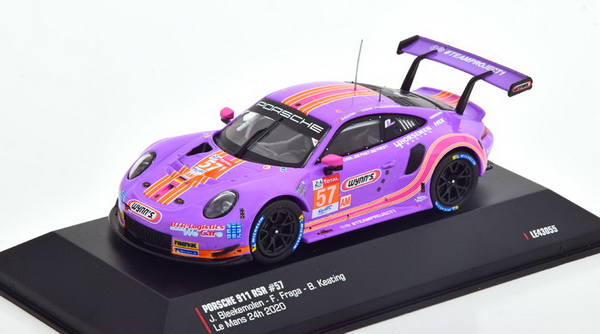 Porsche 911 RSR №57, 24h Le Mans 2020 Bleekemolen/Fraga/Keating LE43055 Модель 1:43