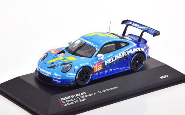 Модель 1:43 Porsche 911 RSR №78, 24h Le Mans 2020 Beretta/Felbermayr/van Splunteren