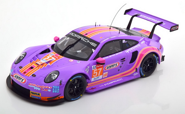 Porsche 911 RSR №57, 24h Le Mans 2020 Bleekemolen/Fraga/Keating LEGT18060 Модель 1:18