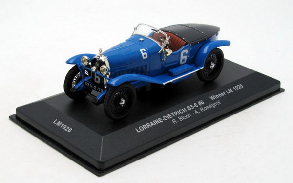 Модель 1:43 Lorraine-Dietrich B3-6 №6 Winner Le Mans (R.Bloch - A.Rossignol)