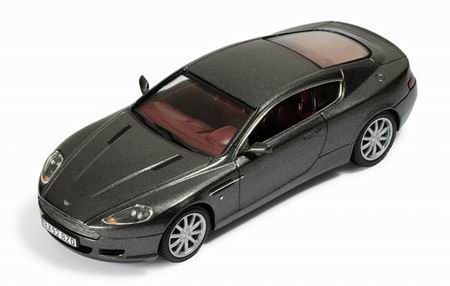 Модель 1:43 Aston Martin DB9 - dark grey with bordeaux interiors