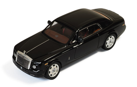 rolls-royce phantom coupe - black/interior red MOC129 Модель 1:43