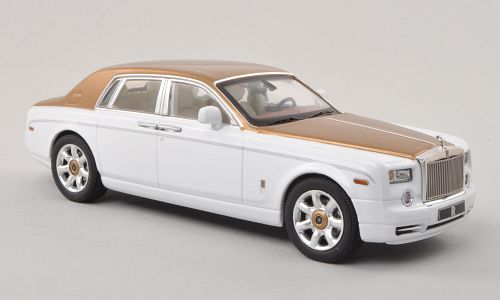 Модель 1:43 Rolls-Royce Phantom `middle east special` - white/gold
