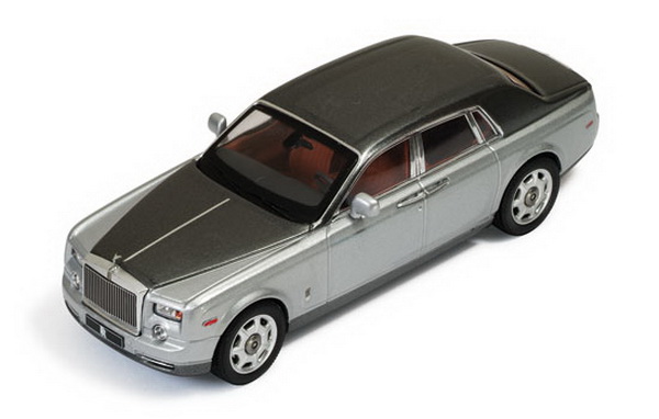 rolls-royce phantom - silver/grey met MOC163 Модель 1:43