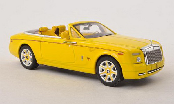 Rolls-Royce Phantom Drophead Coupe «Bijan Pakzad» - yellow MOC164 Модель 1:43